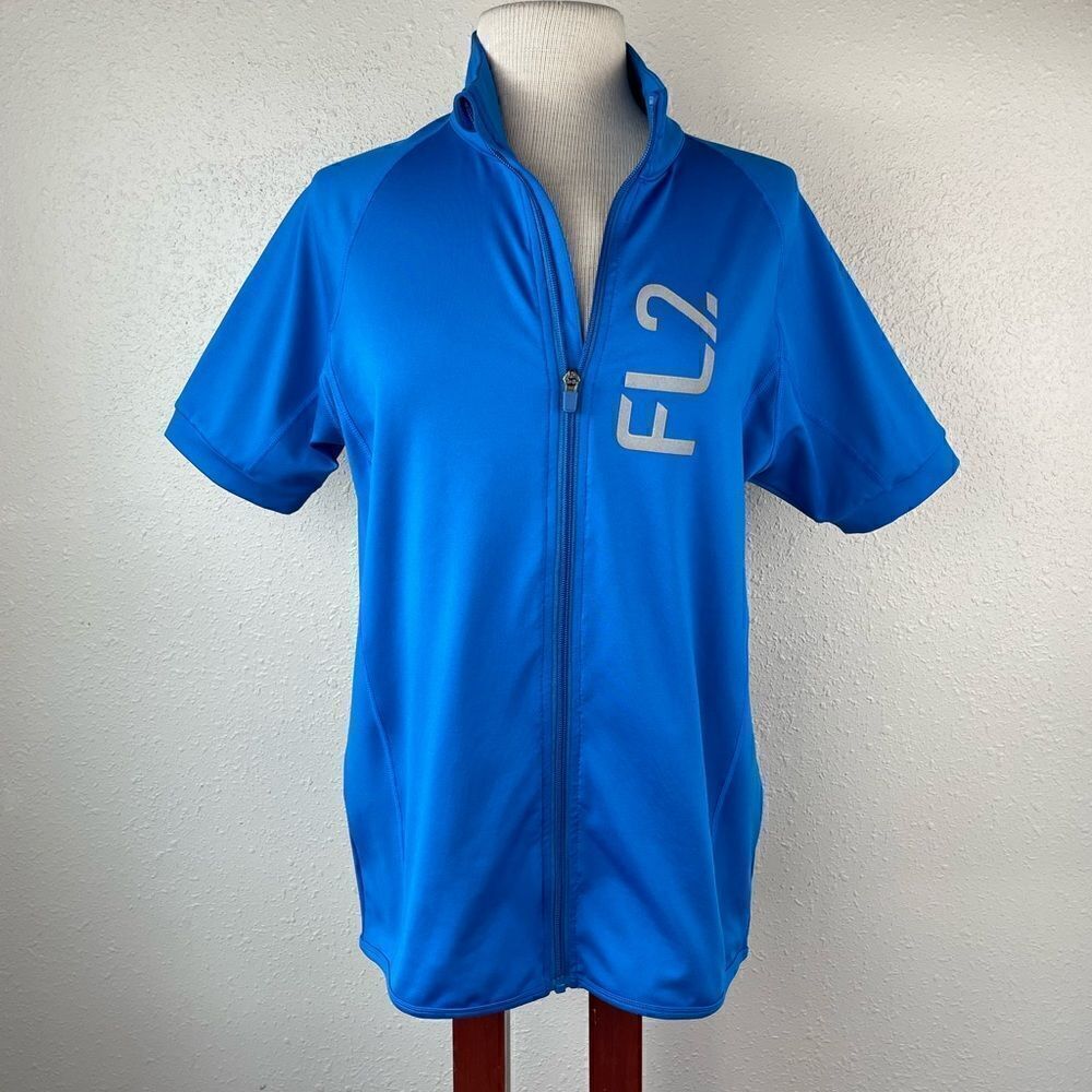 Fabletics FL2 Full Zip Cycling Jacket Size M EUC